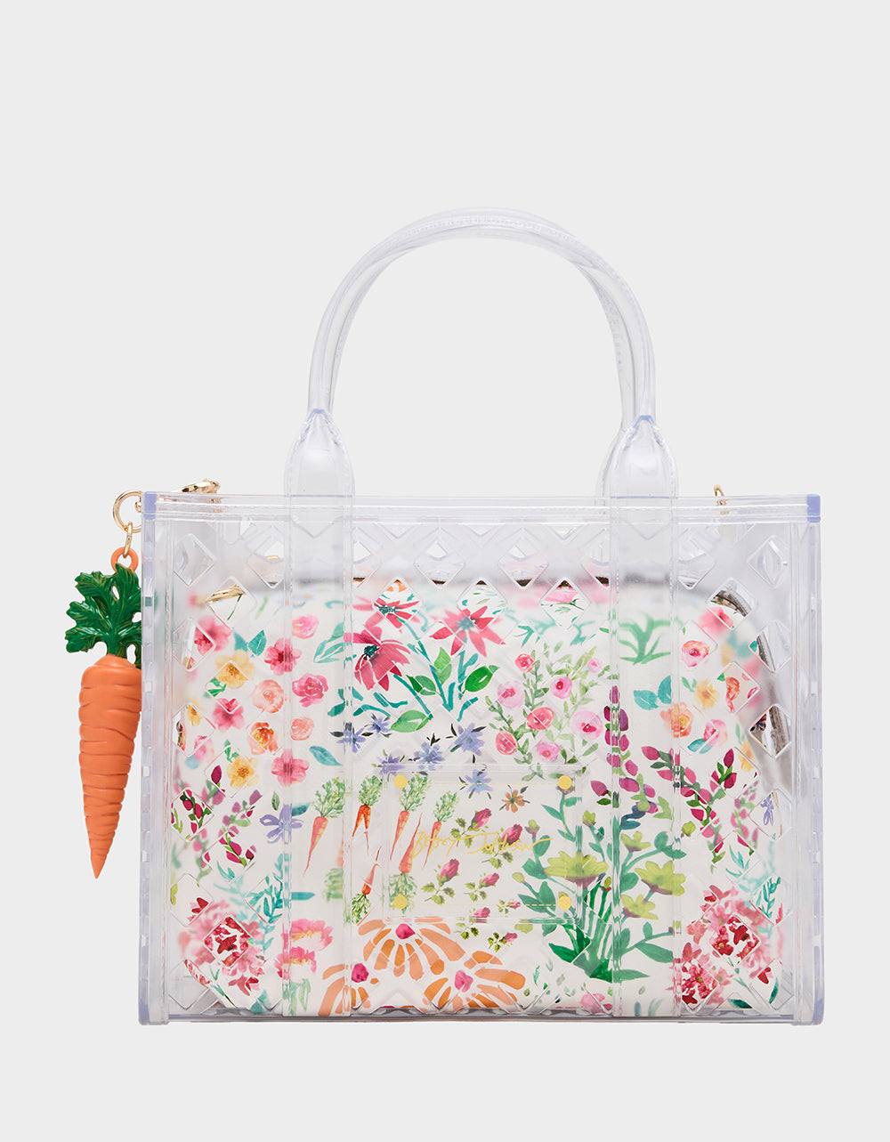 JAMMIN CLEAR SATCHEL Women's Tote Crossbody Handbag | Betsey Johnson Featured