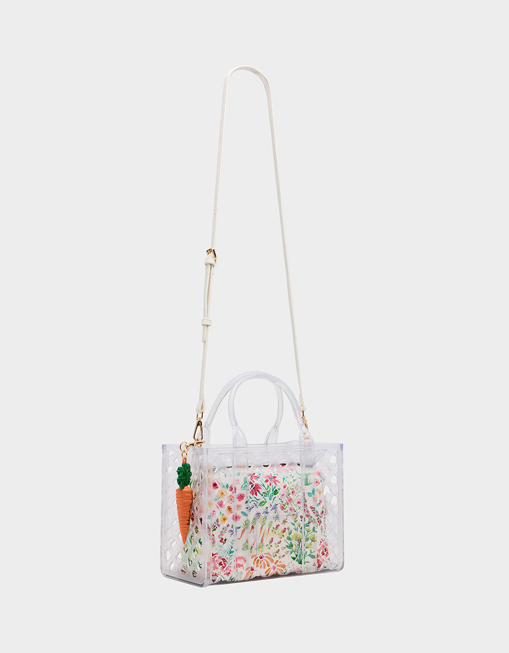 JAMMIN CLEAR SATCHEL Women's Tote Crossbody Handbag | Betsey Johnson Featured