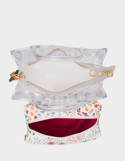 JAMMIN CLEAR SATCHEL Women's Tote Crossbody Handbag | Betsey Johnson Featured