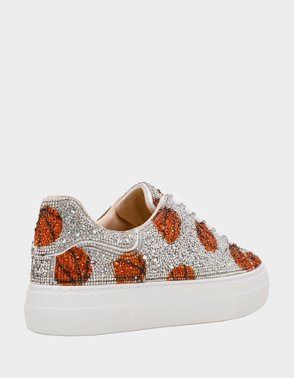 THE SLAM DUNK BUNDLE Women's Rhinestone Basketball Sneaker and Wallet Set | Betsey Johnson Great Value