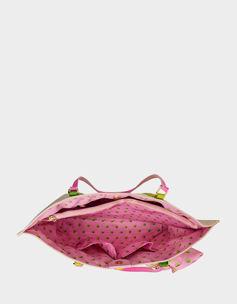 MISS MATCH TOTE NATURAL MULTI Natural Canvas Tennis Tote Sith Scarf | Betsey Johnson Essential