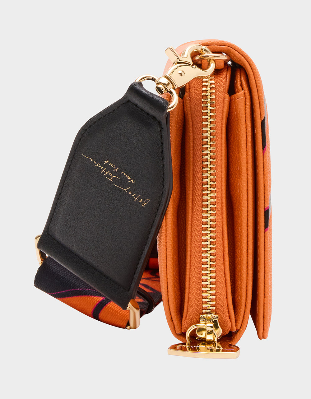 GAME TIME WALLET ON CHAIN ORANGE Women's Basketball Wallet on Chain With Charms | Betsey Johnson New