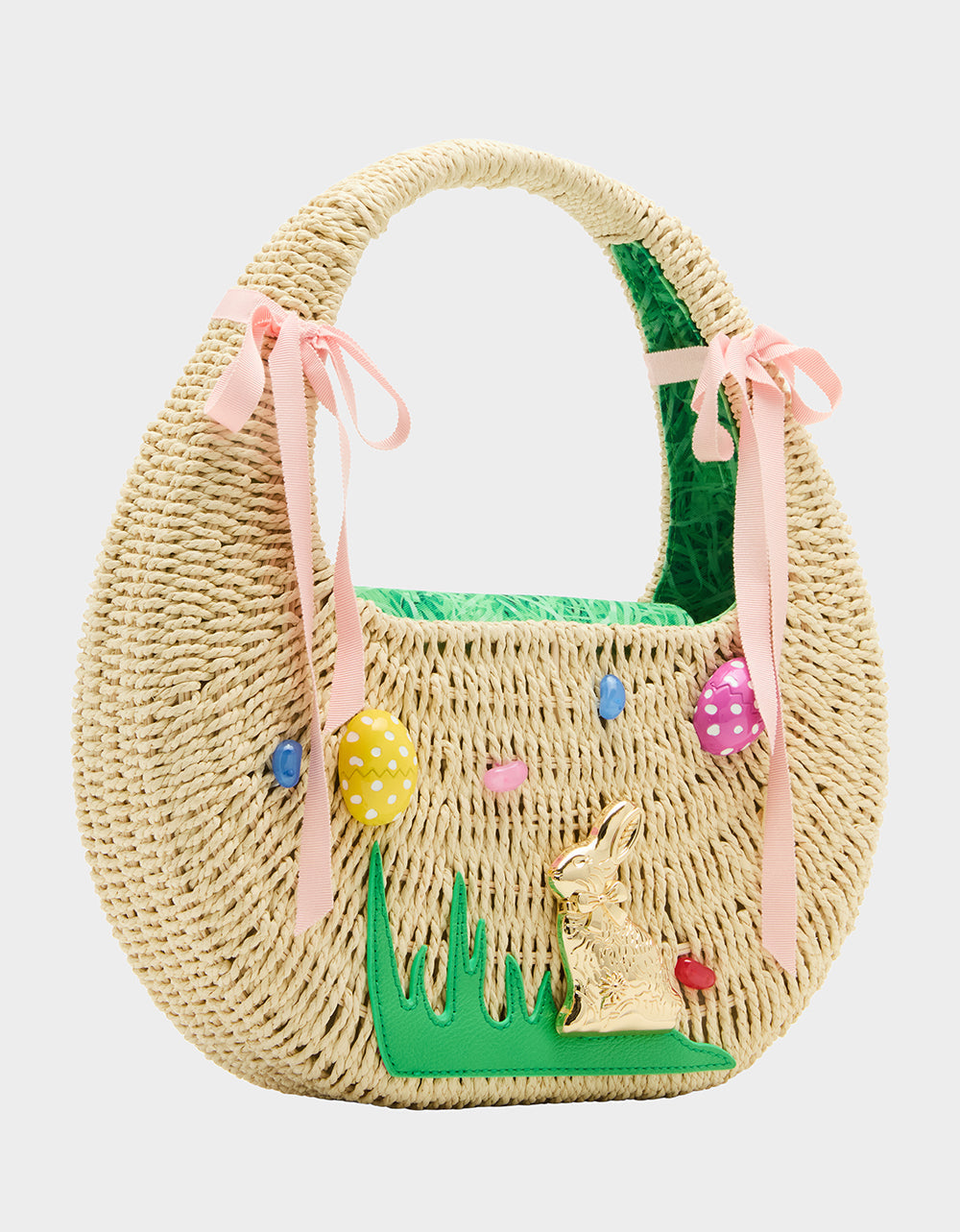 ON THE HUNT WICKER BAG NATURAL | Betsey Johnson Trusted
