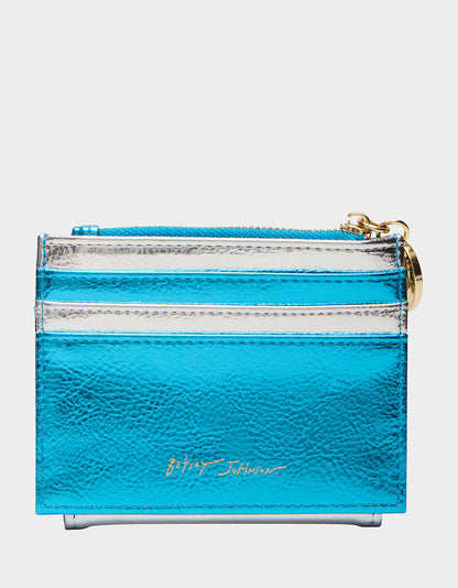 MAZEL TOV WALLET BLUE/MULTI Women's Hanukkah Holiday Wallet | Betsey Johnson Popular