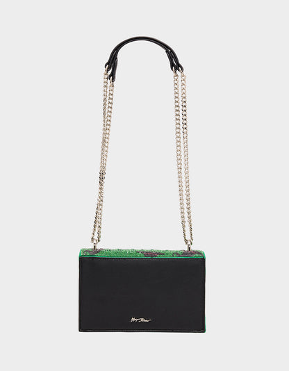 HATS OFF CONVERTIBLE RHINESTONE GREEN Women's Rhinestone Embellished Sparkly Witch Hat Crossbody Halloween Handbag | Betsey Johnson Best Price