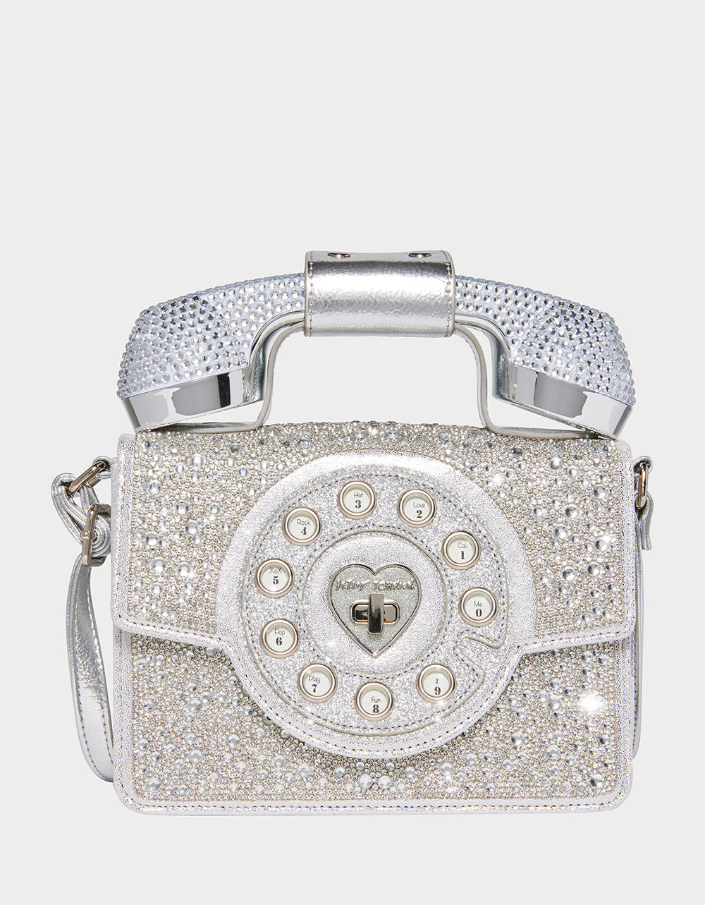 KITSCH MILLION STARS PHONE BAG SILVER | Betsey Johnson Classic