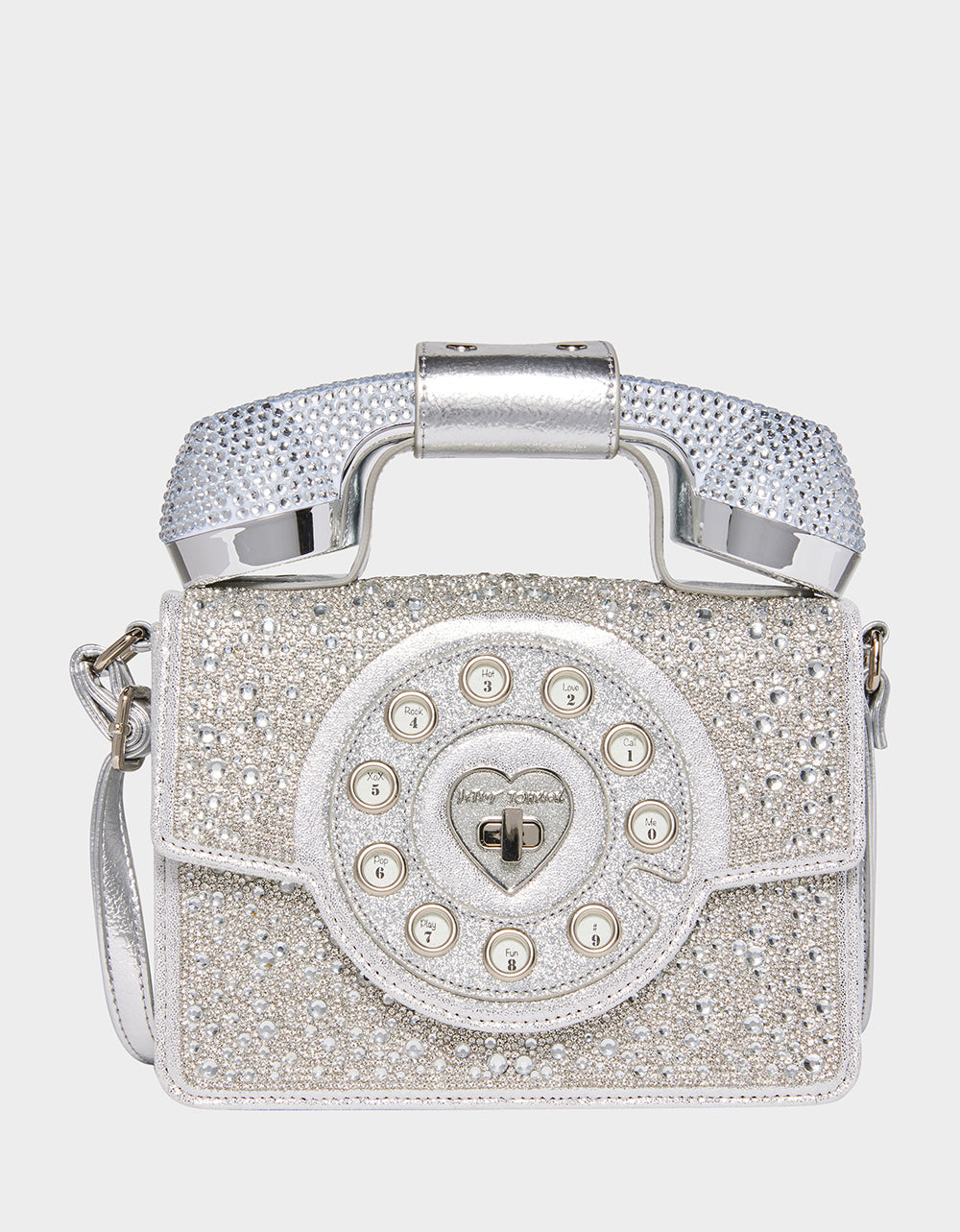 KITSCH MILLION STARS PHONE BAG SILVER | Betsey Johnson Classic
