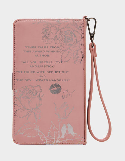 KITSCH LOVE STORIES BLUSH Women's Pink Valentine's Day Wallet | Betsey Johnson Essential