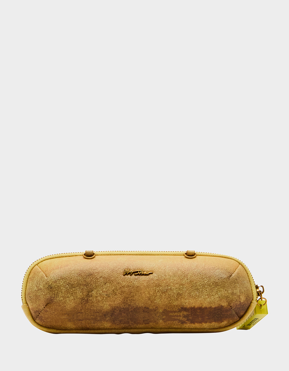 KITSCH BAGUETTE ABOUT IT SHOULDER BAG TAN Women's Kitsch Baguette Bread Shoulder Rhinestone Embellished Handbag | Betsey Johnson Value