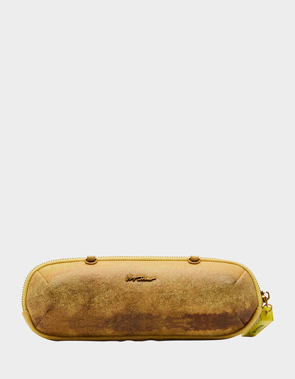 KITSCH BAGUETTE ABOUT IT SHOULDER BAG TAN Women's Kitsch Baguette Bread Shoulder Rhinestone Embellished Handbag | Betsey Johnson Value
