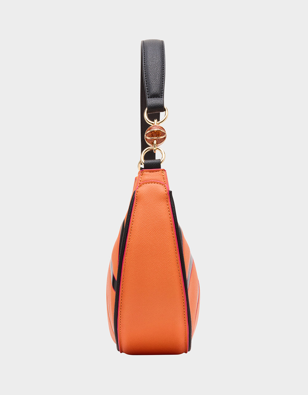 SLAM DUNK SHOULDER BAG ORANGE Women's Basketball Shoulder Bag | Betsey Johnson Premium