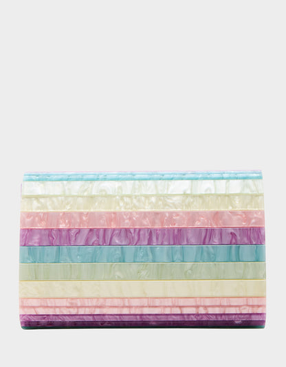 STRIP STRIP HOORAY CLUTCH PASTEL | Betsey Johnson Best Price