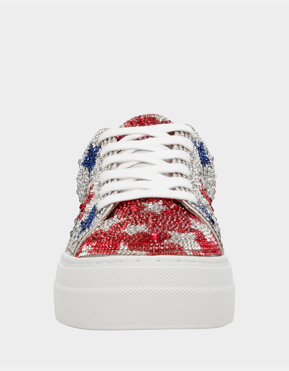 AMERICANA BUNDLE Women's Red White Blue USA Star Sneakers and American Flag Handbag Bundle | Betsey Johnson Premium