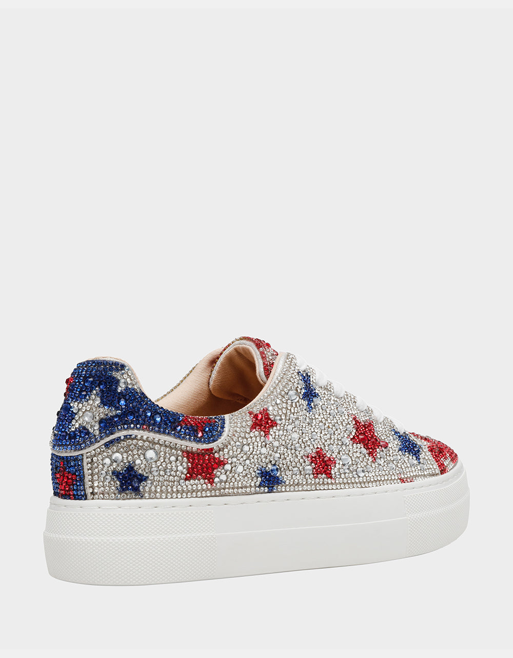 AMERICANA BUNDLE Women's Red White Blue USA Star Sneakers and American Flag Handbag Bundle | Betsey Johnson Premium