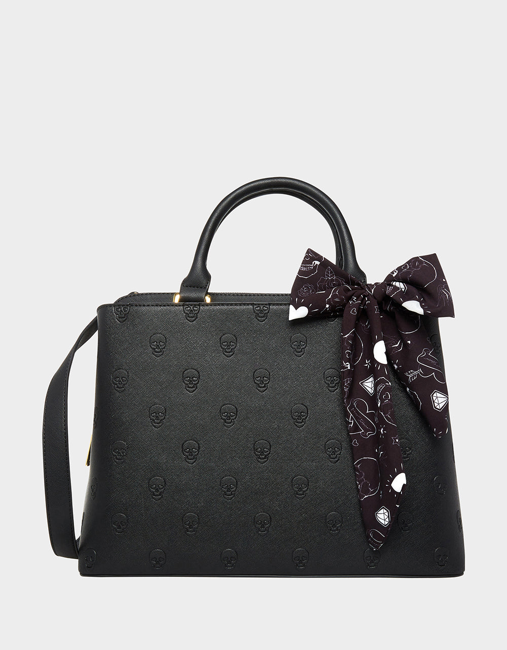 SKULLICIOUS BUNDLE Women's Skull Print Handbag and Wallet | Betsey Johnson Discount