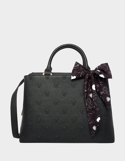 SKULLICIOUS BUNDLE Women's Skull Print Handbag and Wallet | Betsey Johnson Discount
