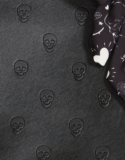 SKULLICIOUS BUNDLE Women's Skull Print Handbag and Wallet | Betsey Johnson Discount