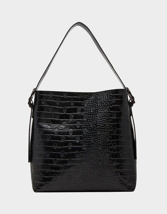 HEADQUARTERS BUCKET SHOULDER BAG BLACK Women's Shoulder Bucket Handbag | Betsey Johnson Best Price