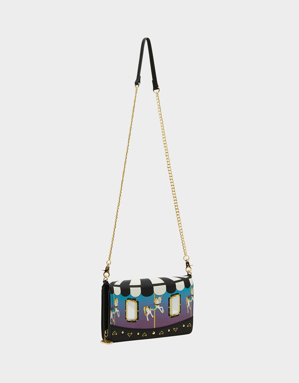 SPIN ME WALLET ON CHAIN MULTI Women's Carousel-Themed Horse Wallet | Betsey Johnson Best Price