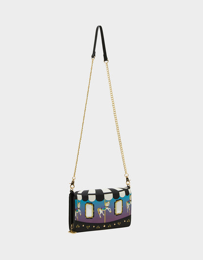 SPIN ME WALLET ON CHAIN MULTI Women's Carousel-Themed Horse Wallet | Betsey Johnson Best Price