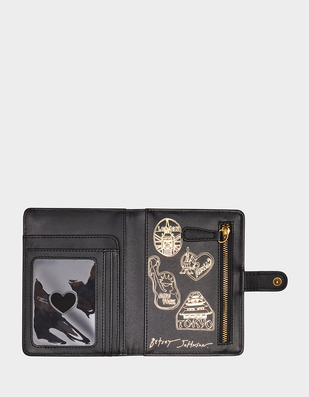 FOREVER HOME BUNDLE Women's Haunted House Halloween Crossbody, Wallet on Chain, and Wallet Set | Betsey Johnson Classic