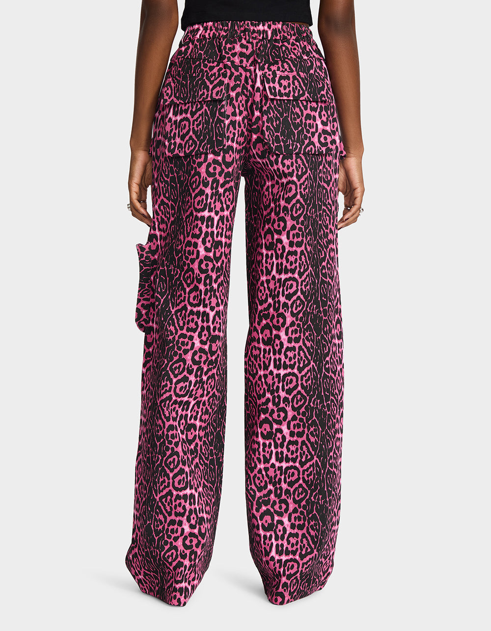 WILD IN PINK BUNDLE Women's Pink Leopard Cropped Jacket and Cargo Pant Set | Betsey Johnson Popular