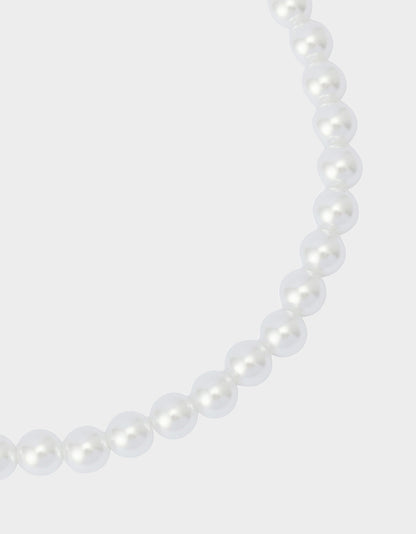 PEARL BOW NECLAKCE SET RED Women's Pearl Bow Valentine's Day Necklace Set | Betsey Johnson Quality