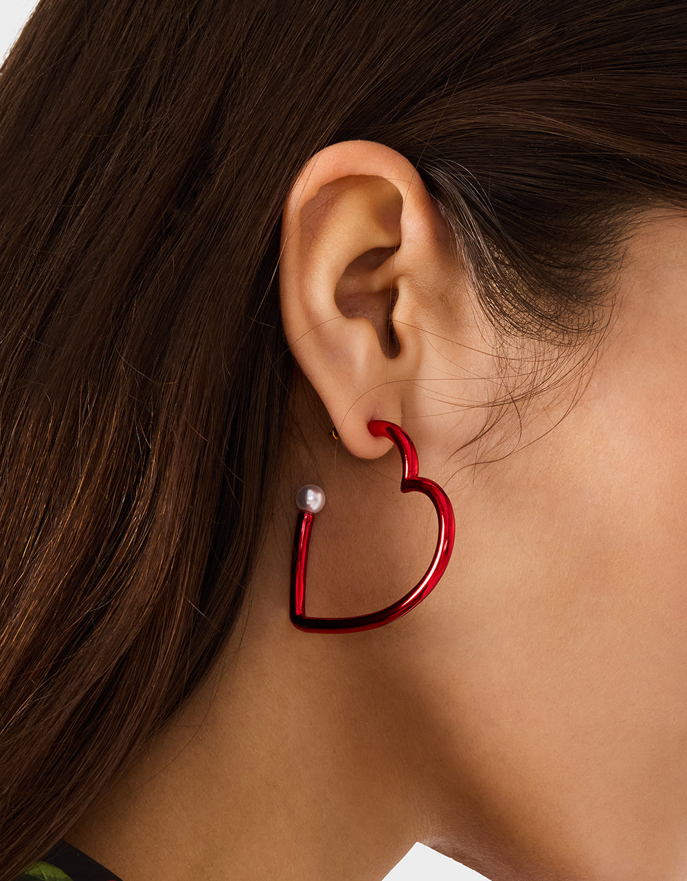 HEART HOOP EARRINGS RED Women's Valentine's Day Heart Hoop Earrings | Betsey Johnson Best Price