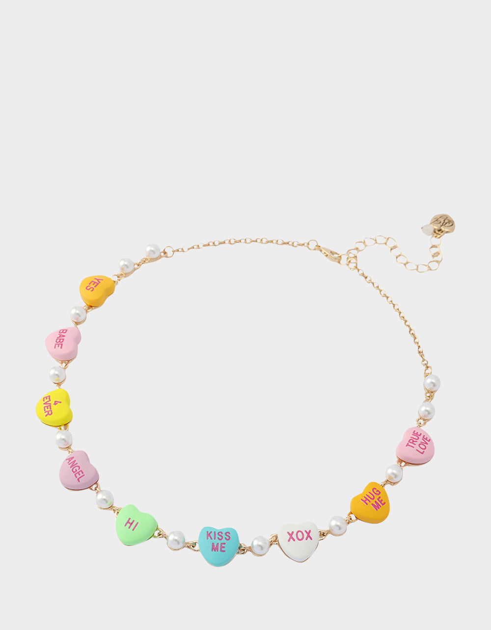 SWEETHEART COLLAR NECKLACE MULTI Women's Valentine's Day Candy Hearts Necklace | Betsey Johnson Best Price