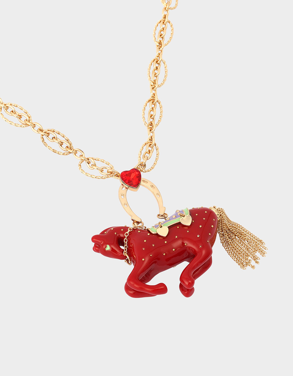 YEAR OF THE HORSE BUNDLE Chinese New Year Horse Necklace and Drop Earrings Set | Betsey Johnson Great Value