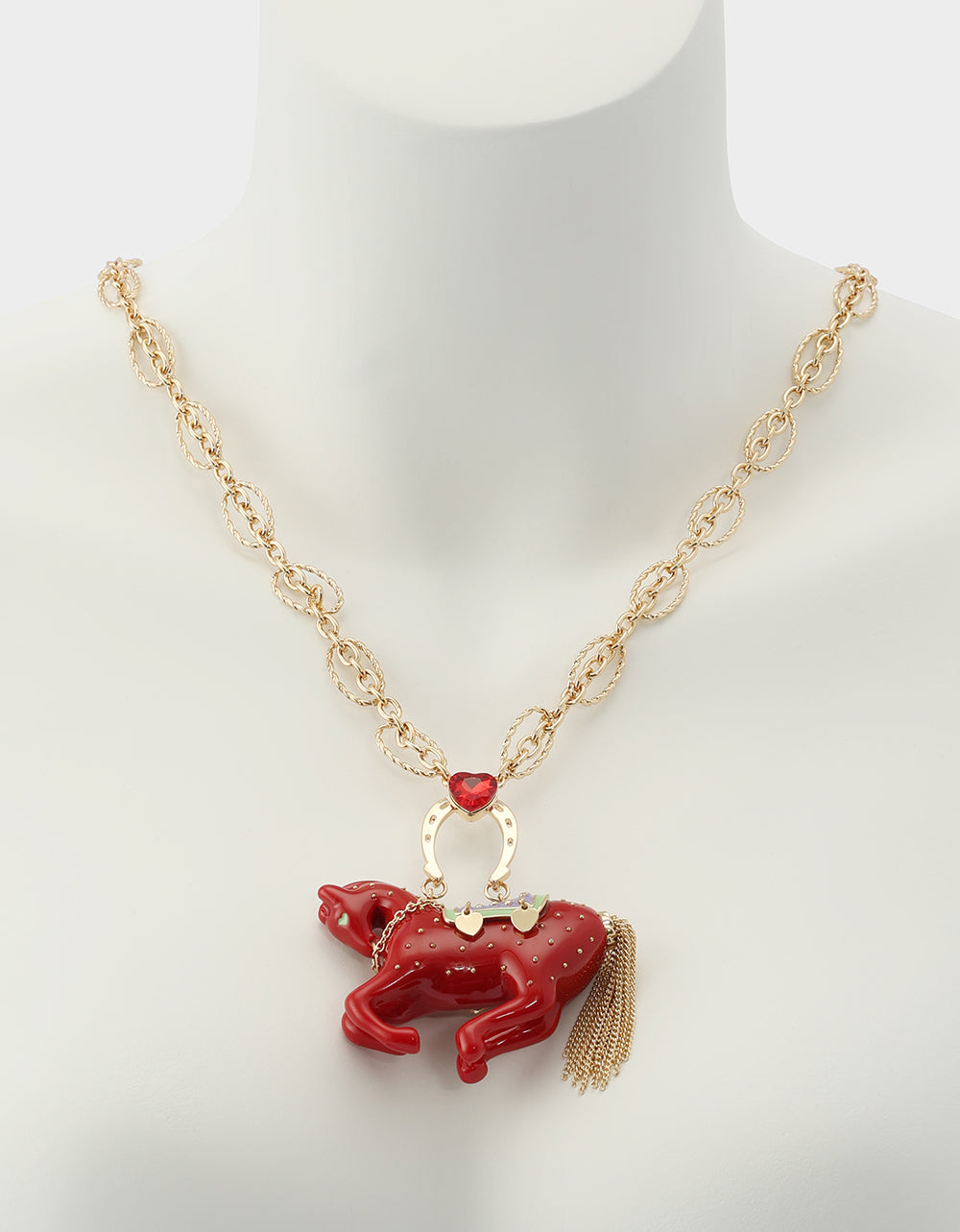 YEAR OF THE HORSE BUNDLE Chinese New Year Horse Necklace and Drop Earrings Set | Betsey Johnson Great Value
