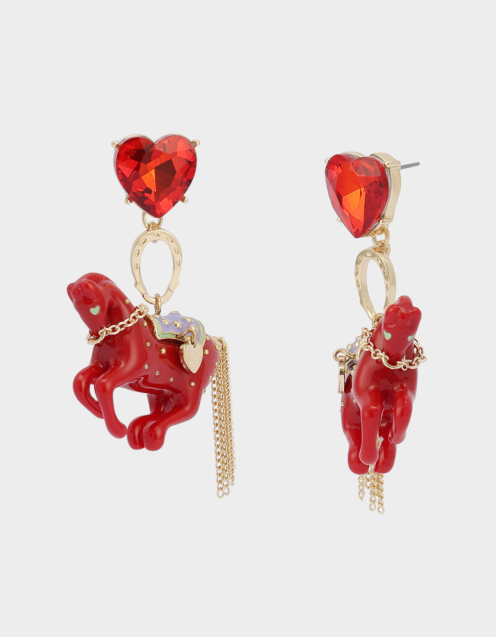 YEAR OF THE HORSE BUNDLE Chinese New Year Horse Necklace and Drop Earrings Set | Betsey Johnson Great Value