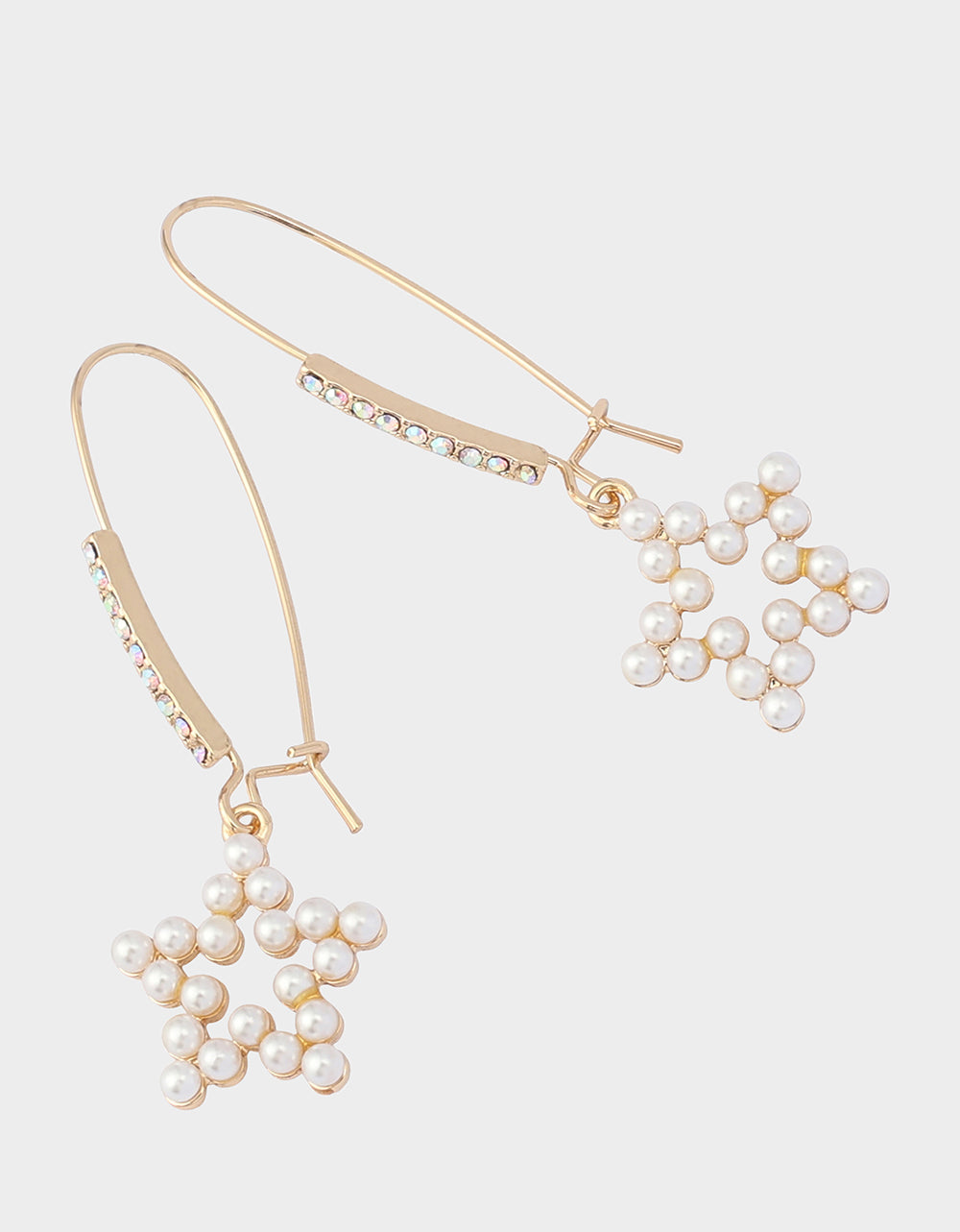 PEARL STAR DROP EARRINGS PEARL Women's Pearl Star Shepherds Hook Earring | Betsey Johnson Deals