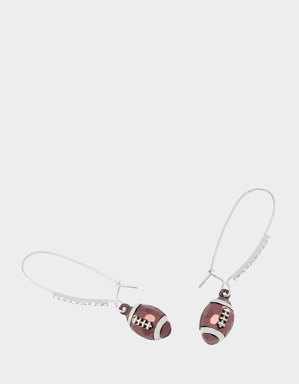 FOOTBALL DROP EARRINGS BROWN Women's Hook Football Earrings | Betsey Johnson Essential