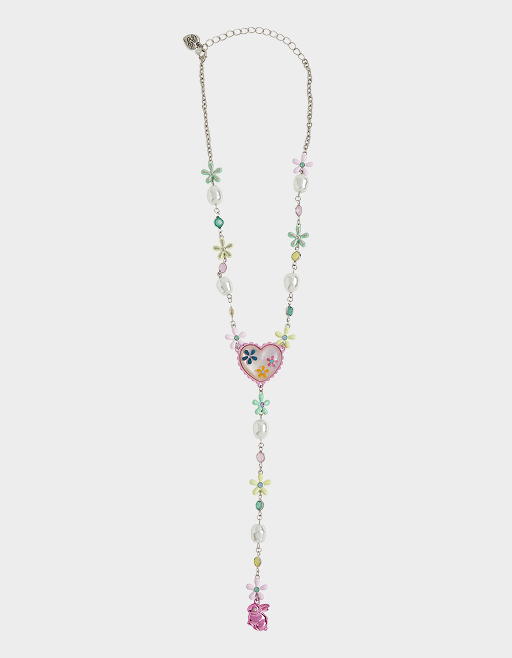 HOP TO IT FLOWER EGG Y NECKLACE MULTI | Betsey Johnson Trending