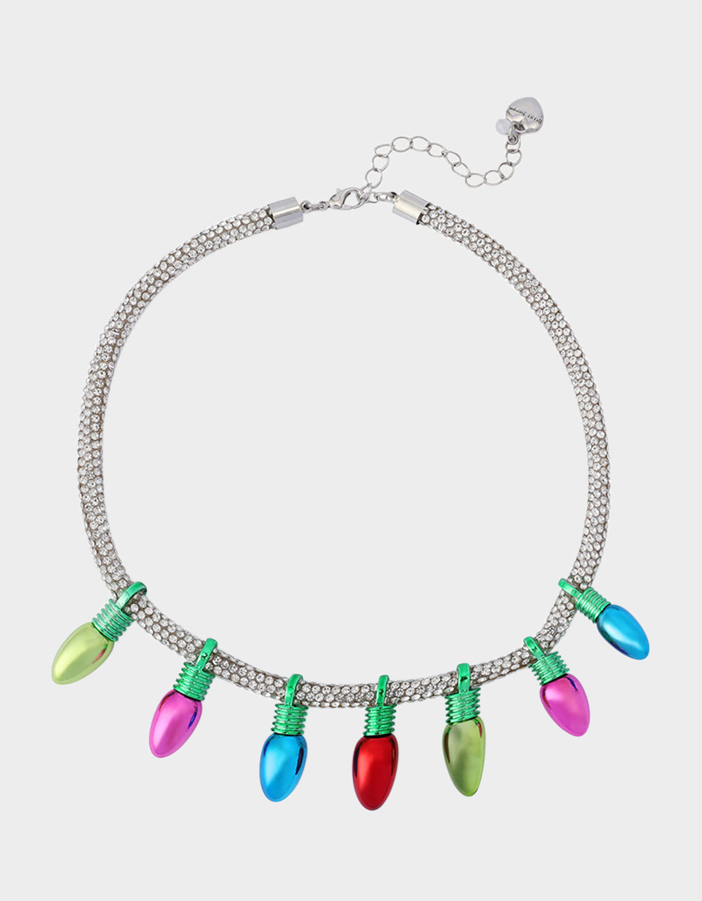 MULTI LIGHT BIB NECKLACE Women's Christmas-Themed Lights Bib Necklace | Betsey Johnson Best Seller