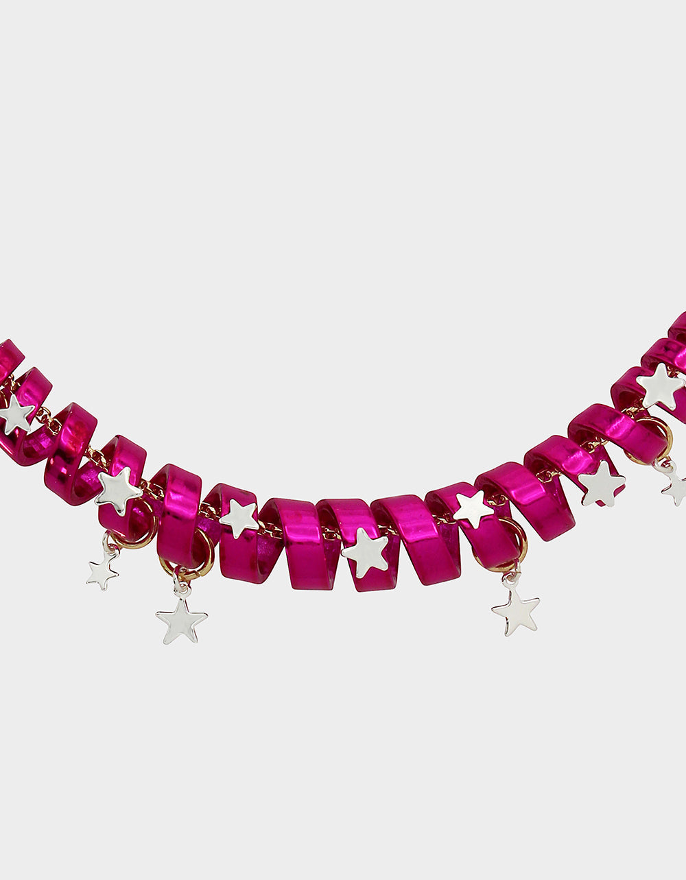 BETSEYS HOLIDAY COIL NECKLACE PINK | Betsey Johnson Hot Sale