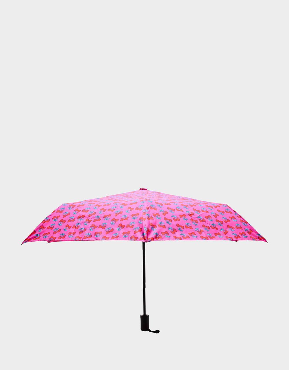BETSEY'S CHERRY HEART PRINT UMBRELLA PINK MULTI | Betsey Johnson Great Value