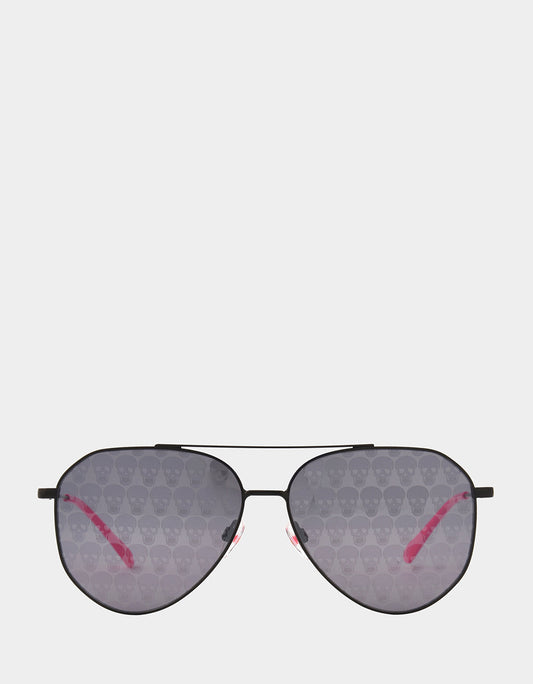 THE FINE PRINT SUNGLASSES BLACK | Betsey Johnson Discount
