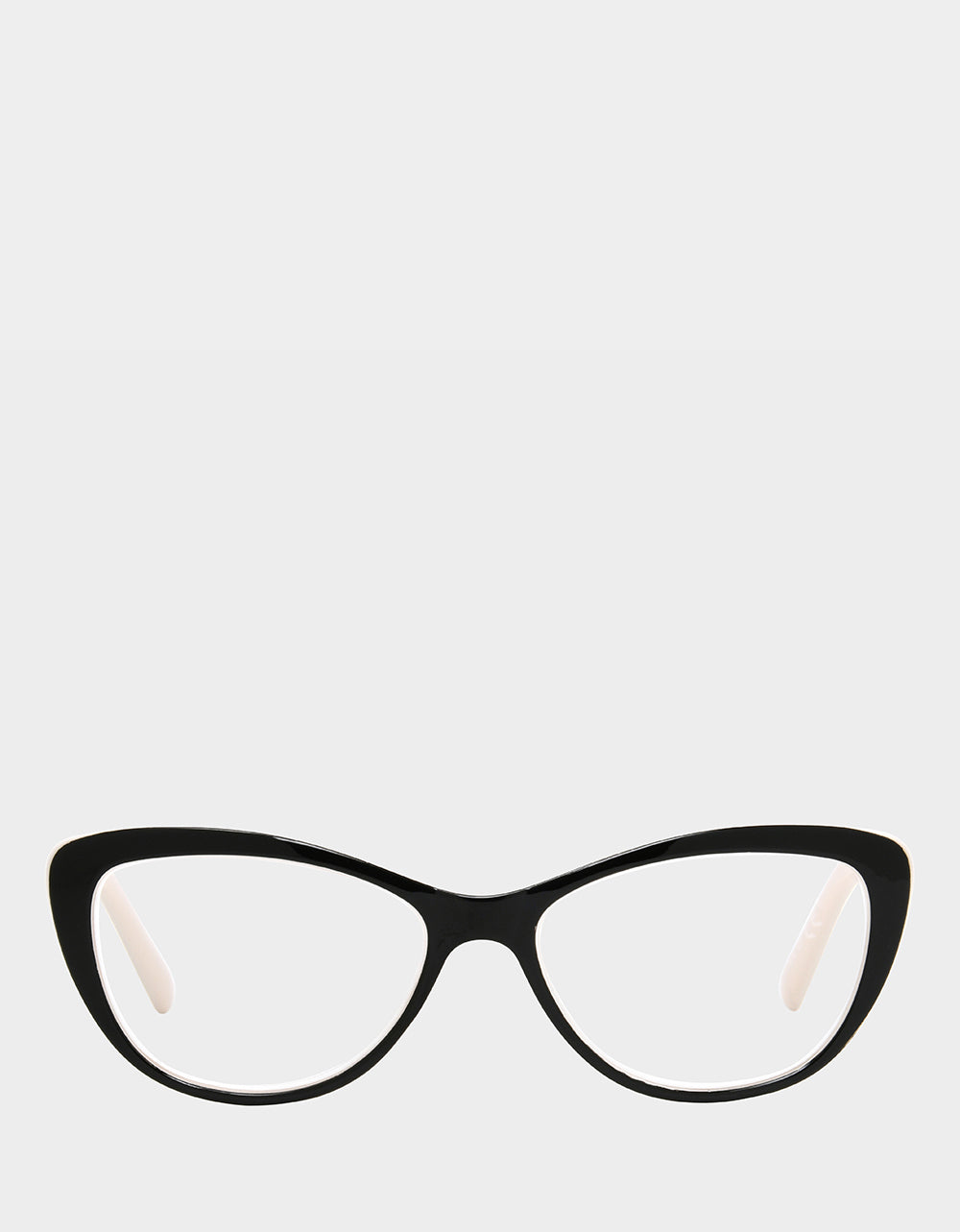 EFFORTLESS CHIC CAT EYE READING GLASSES BLACK Women's Black Nude Cat Eye Reading Glasses | Betsey Johnson Latest