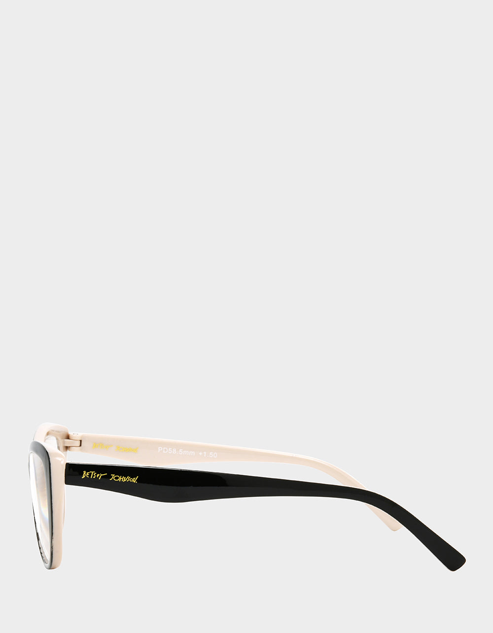 EFFORTLESS CHIC CAT EYE READING GLASSES BLACK Women's Black Nude Cat Eye Reading Glasses | Betsey Johnson Latest
