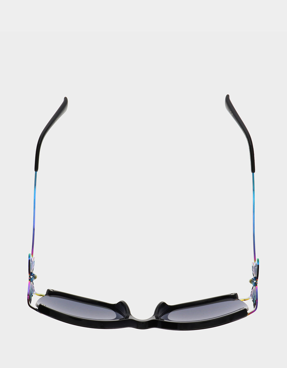 BLAZING STAR SUNGLASSES BLACK Women's Black Rainbow Butterfly Sunglasses | Betsey Johnson Latest