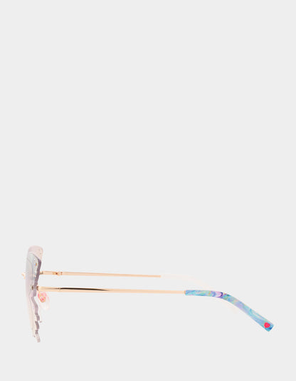 TAKE FLIGHT SUNGLASSES IRIDESCENT | Betsey Johnson Trending