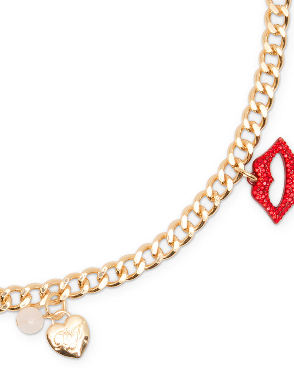 MULTI CHARM CHAIN BELT GOLD Women's Metal Charm Adjustable Belt | Betsey Johnson Classic
