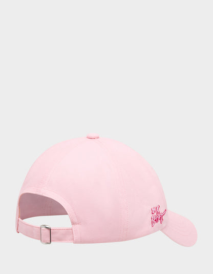 SARDINE EMBROIDERED BASEBALL CAP Women's Pink Sardine Baseball Hat | Betsey Johnson Recommended