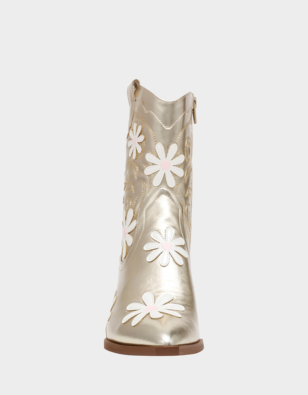 TEDDYY GOLD Western Pointed-Toe Ankle Boot | Betsey Johnson Customer Favorite