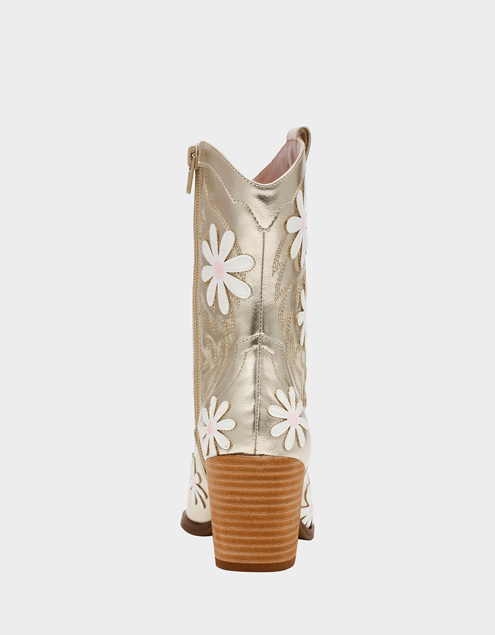 TEDDYY GOLD Western Pointed-Toe Ankle Boot | Betsey Johnson Customer Favorite