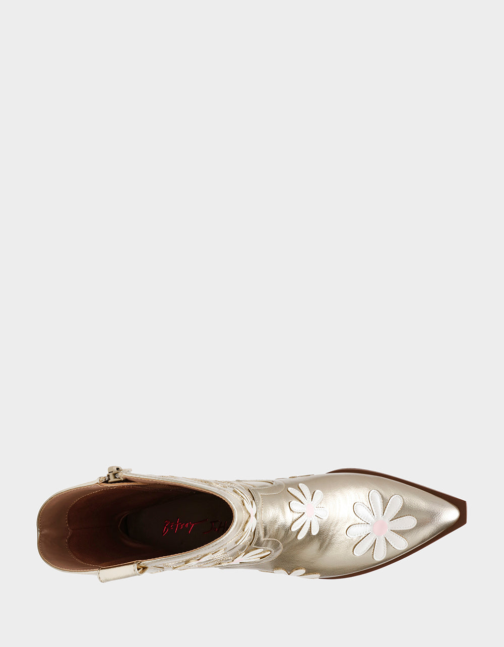 TEDDYY GOLD Western Pointed-Toe Ankle Boot | Betsey Johnson Customer Favorite