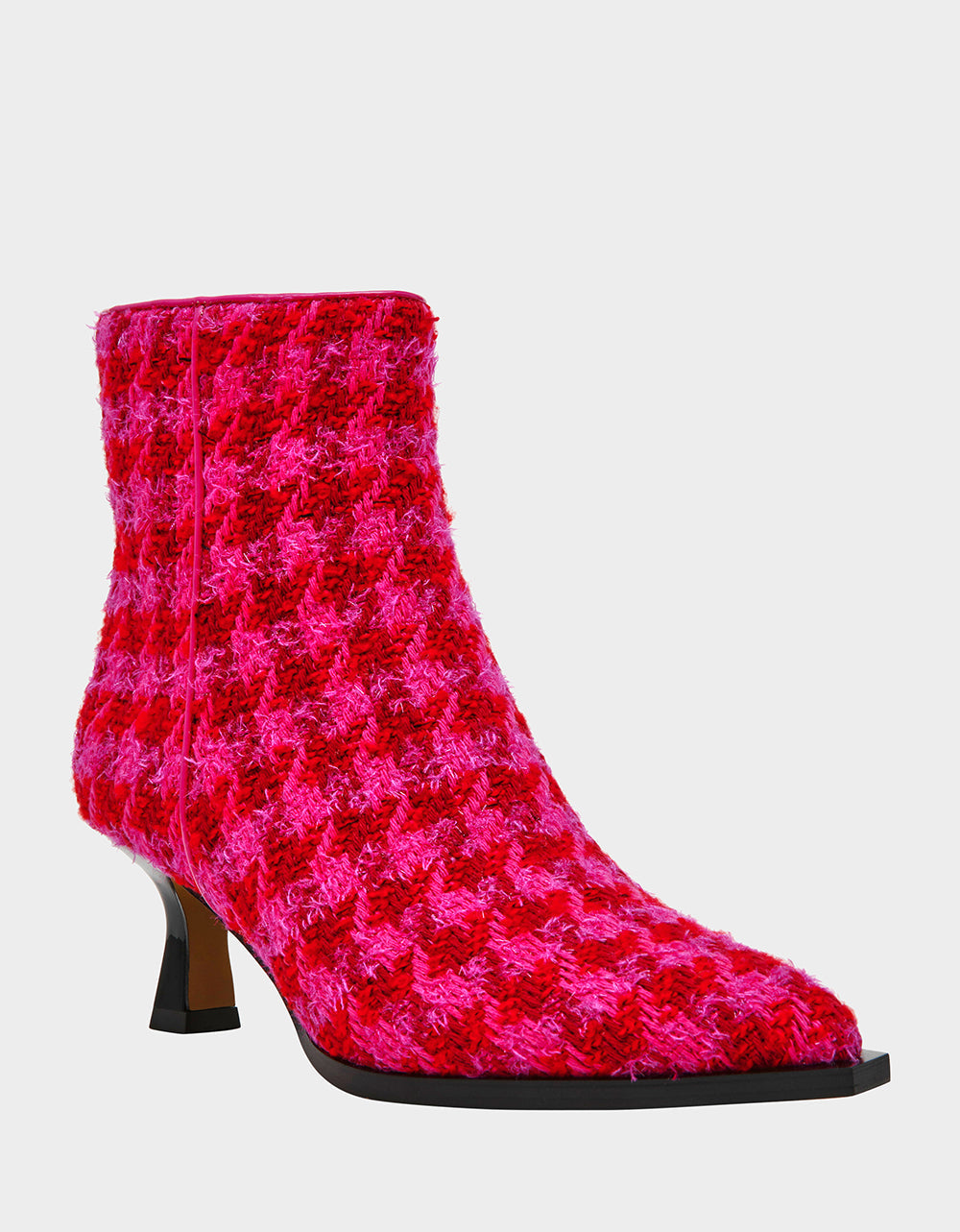 LOUISA FUCHSIA MULTI Women's Pointed Toe Kitten Heel Ankle Bootie | Betsey Johnson Popular