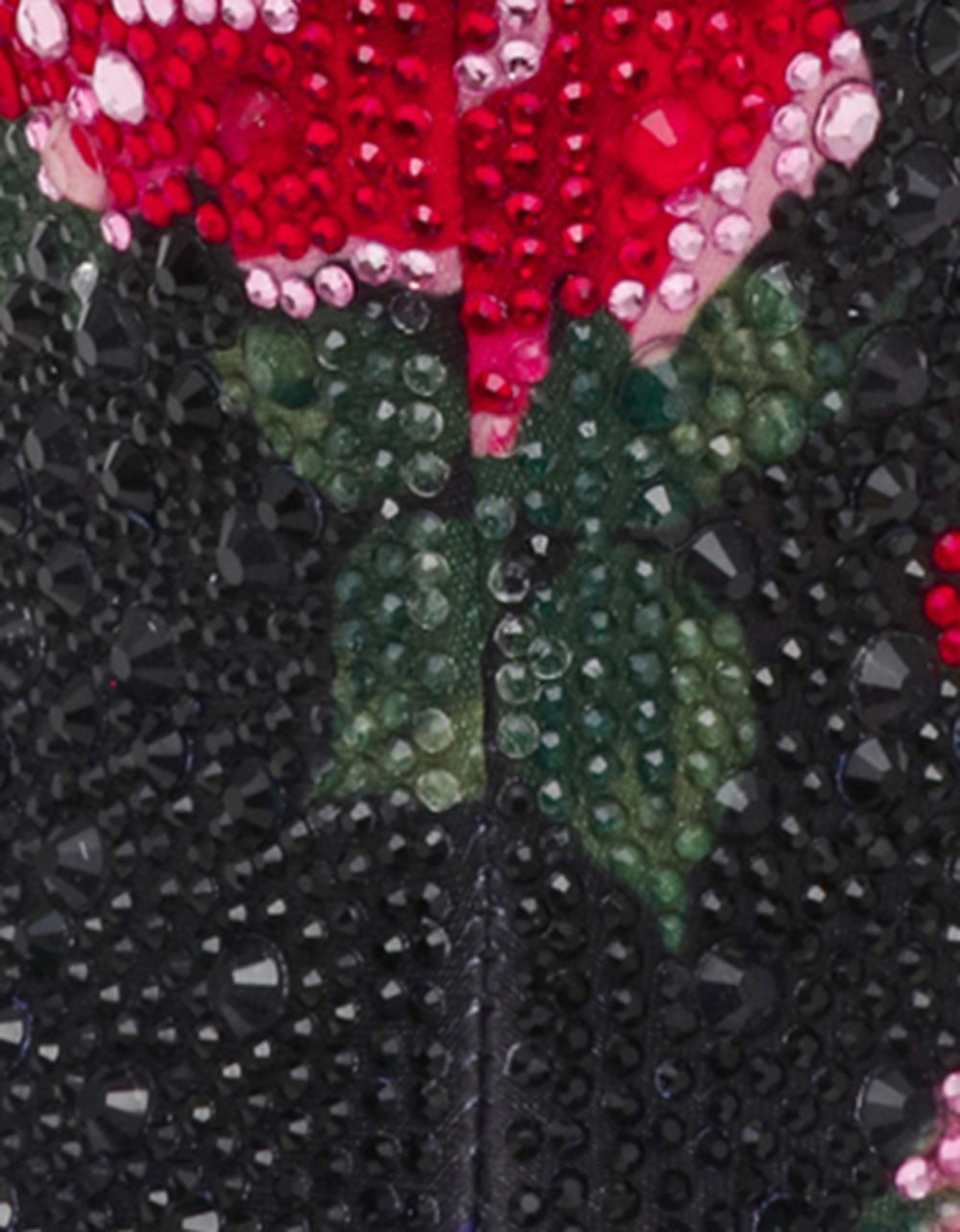 BELLE BLACK FLOWER MULTI Women's Rhinestone Pointed Toe Ankle Bootie | Betsey Johnson Premium